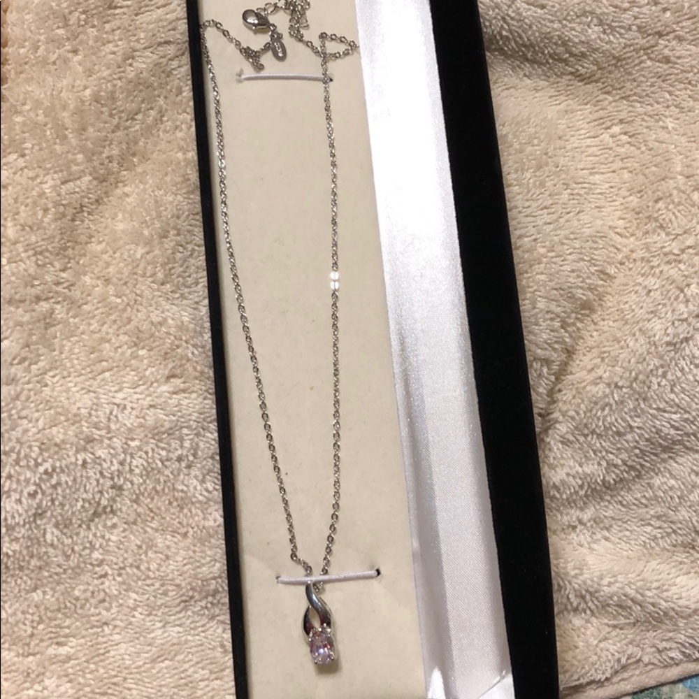 CZ pendant necklace
